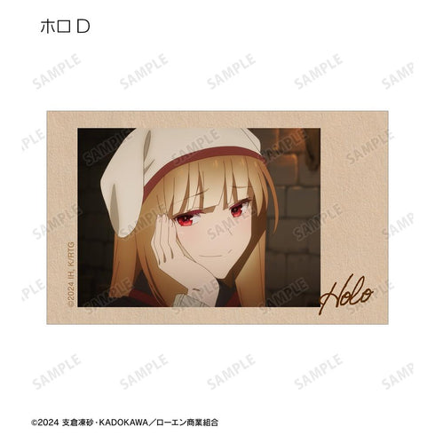 『狼と香辛料 MERCHANT MEETS THE WISE WOLF』トレーディング ホロ 場面写インスタントカメラ風イラストカード(単位/BOX)