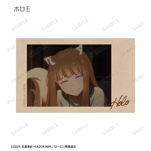 『狼と香辛料 MERCHANT MEETS THE WISE WOLF』トレーディング ホロ 場面写インスタントカメラ風イラストカード(単位/BOX)