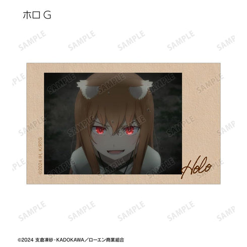 『狼と香辛料 MERCHANT MEETS THE WISE WOLF』トレーディング ホロ 場面写インスタントカメラ風イラストカード(単位/BOX)