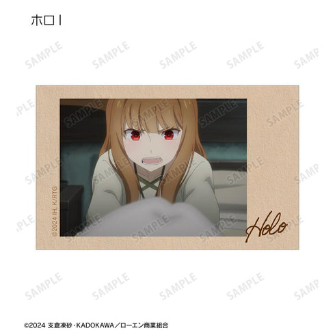 『狼と香辛料 MERCHANT MEETS THE WISE WOLF』トレーディング ホロ 場面写インスタントカメラ風イラストカード(単位/BOX)