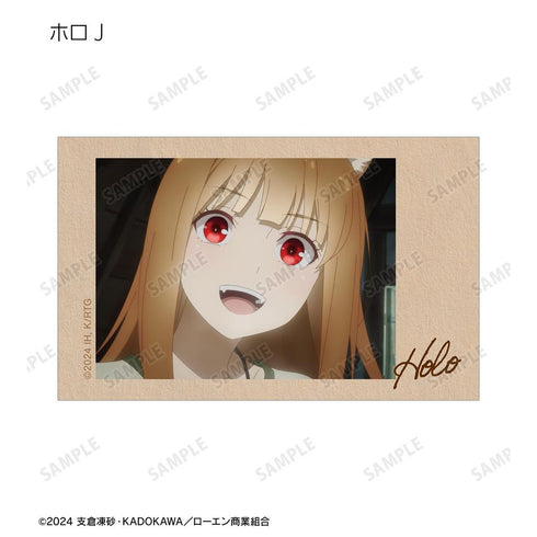 『狼と香辛料 MERCHANT MEETS THE WISE WOLF』トレーディング ホロ 場面写インスタントカメラ風イラストカード(単位/BOX)
