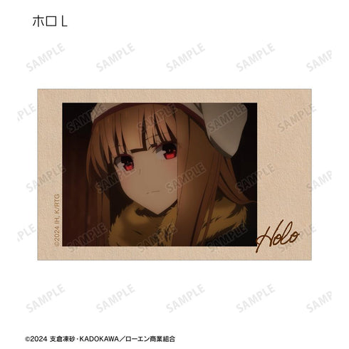 『狼と香辛料 MERCHANT MEETS THE WISE WOLF』トレーディング ホロ 場面写インスタントカメラ風イラストカード(単位/BOX)