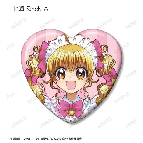 『ぴちぴちピッチ』描き下ろし メイドver. トレーディングハート型缶バッジ(単位/BOX)【202512再販】