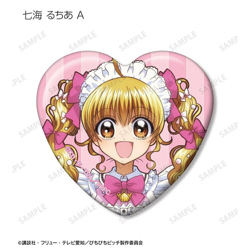『ぴちぴちピッチ』描き下ろし メイドver. トレーディングハート型缶バッジ(単位/BOX)【202606再販】