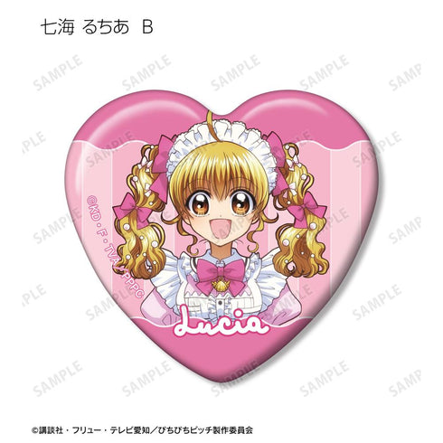 『ぴちぴちピッチ』描き下ろし メイドver. トレーディングハート型缶バッジ(単位/BOX)【202512再販】