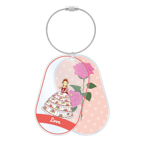 『オシャレ魔女 ラブ and ベリー』ラブ Botania 2連ワイヤーBIGアクリルキーホルダー ver.B(事後販売商品)