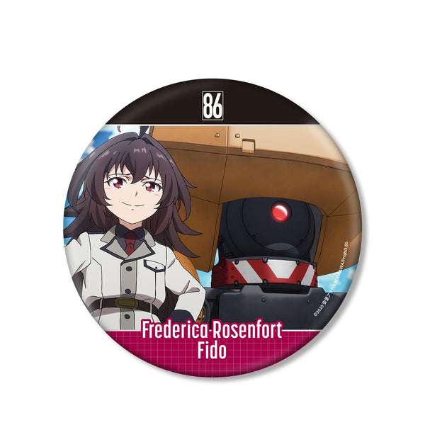 『86―エイティシックス―』フレデリカ・ローゼンフォルト&ファイド 場面写BIG缶バッジ【202511再販】