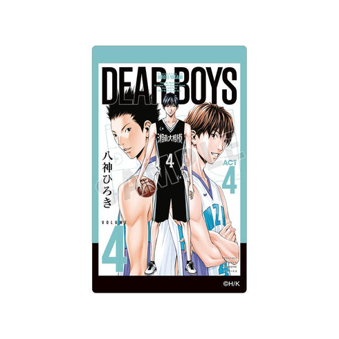 『DEAR BOYS』ACT4 4巻表紙イラスト カードステッカー