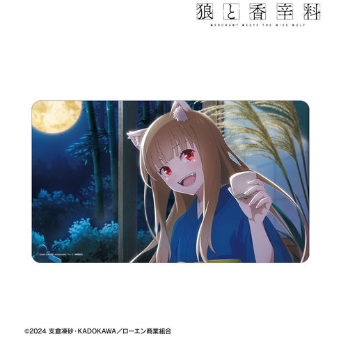 『狼と香辛料 MERCHANT MEETS THE WISE WOLF』ホロと巡る四季の物語: 「お月見」ビジュアル マルチデスクマット