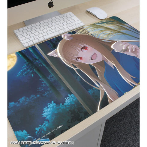 『狼と香辛料 MERCHANT MEETS THE WISE WOLF』ホロと巡る四季の物語: 「お月見」ビジュアル マルチデスクマット【202603再販】