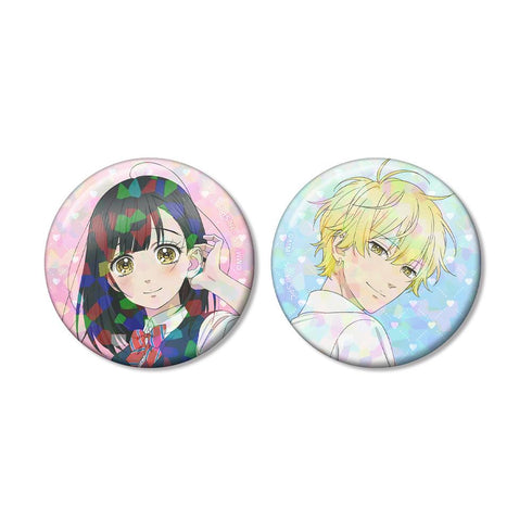 『ハニーレモンソーダ』石森羽花&三浦 界 ホログラム缶バッジ2個セット