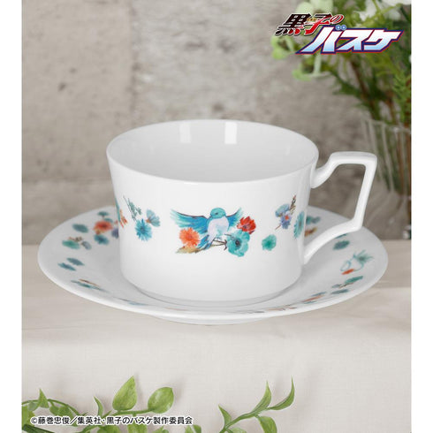 『黒子のバスケ』ノリタケコラボ 黒子テツヤ フラワーバードデザイン カップ&ソーサー