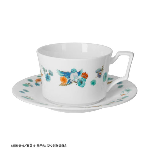 『黒子のバスケ』ノリタケコラボ 黒子テツヤ フラワーバードデザイン カップ&ソーサー