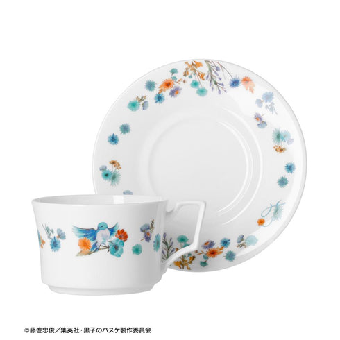 『黒子のバスケ』ノリタケコラボ 黒子テツヤ フラワーバードデザイン カップ&ソーサー