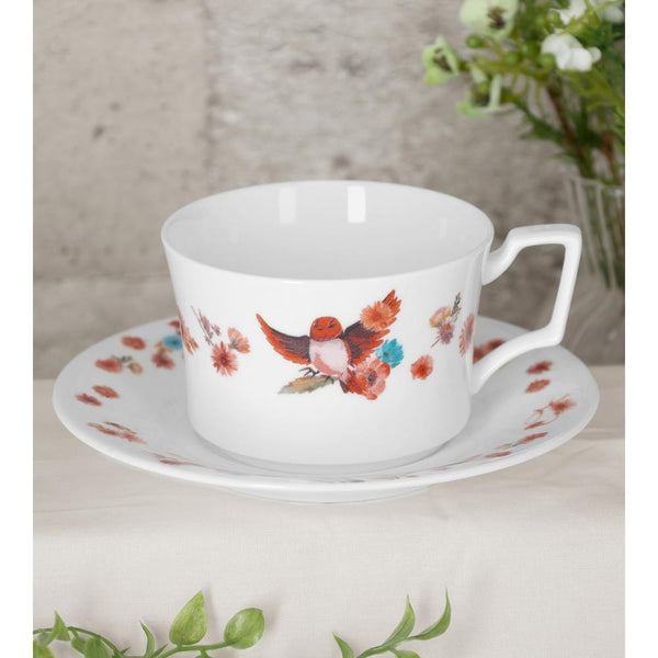 『黒子のバスケ』ノリタケコラボ 火神大我 フラワーバードデザイン カップ&ソーサー