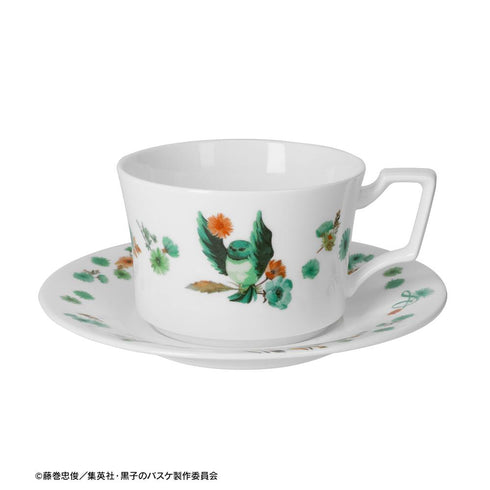 『黒子のバスケ』ノリタケコラボ 緑間真太郎 フラワーバードデザイン カップ&ソーサー