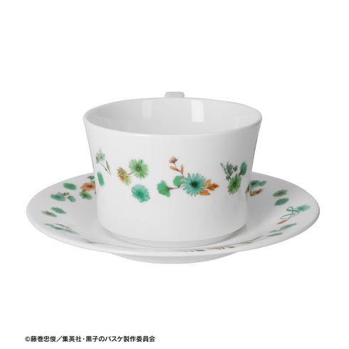 『黒子のバスケ』ノリタケコラボ 緑間真太郎 フラワーバードデザイン カップ&ソーサー