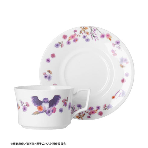 『黒子のバスケ』ノリタケコラボ 紫原敦 フラワーバードデザイン カップ&ソーサー