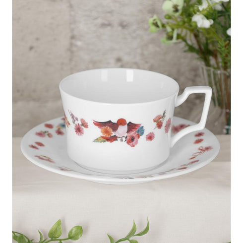 『黒子のバスケ』ノリタケコラボ 赤司征十郎 フラワーバードデザイン カップ&ソーサー