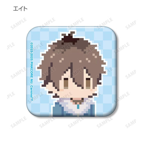 『NU: カーニバル』トレーディングドット絵スクエア缶バッジ(単位/BOX)【202603再販】