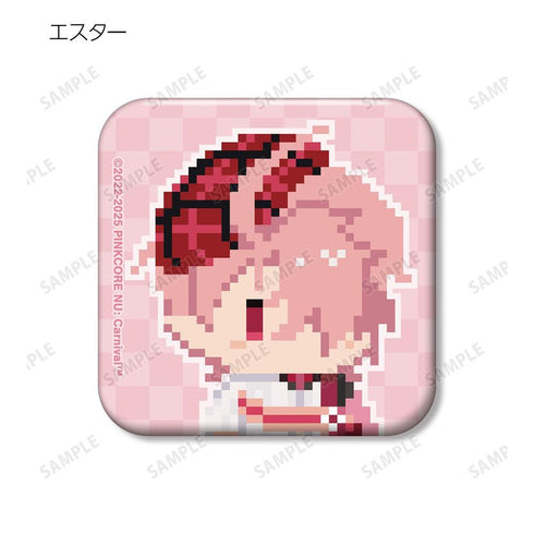 『NU: カーニバル』トレーディングドット絵スクエア缶バッジ(単位/BOX)【202603再販】