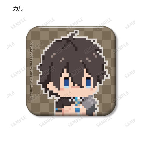 『NU: カーニバル』トレーディングドット絵スクエア缶バッジ(単位/BOX)【202603再販】