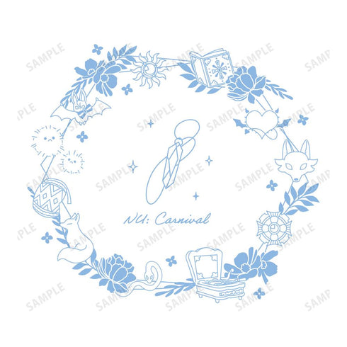 『NU: カーニバル』モチーフ柄 BIGシルエットTシャツユニセックス