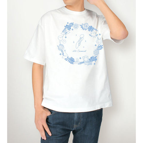 『NU: カーニバル』モチーフ柄 BIGシルエットTシャツユニセックス