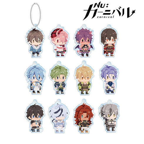『NU: カーニバル』トレーディングドット絵アクリルキーホルダー(単位/BOX)
