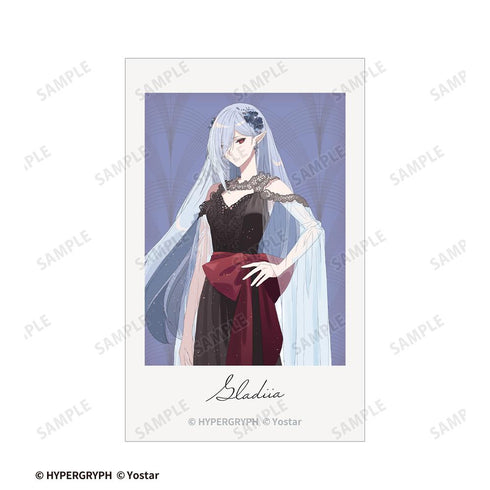『アークナイツ』ドレスアップver. インスタントカメラ風イラストカード4枚セット ver.A