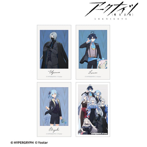 『アークナイツ』ドレスアップver. インスタントカメラ風イラストカード4枚セット ver.B