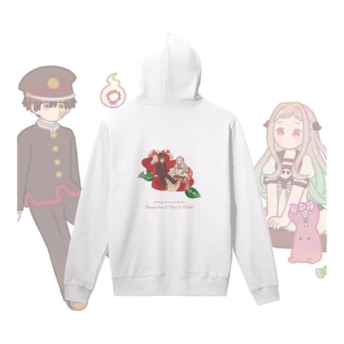 『ショート放課後少年花子くん』花子くん&八尋寧々&もっけ Botania バックプリントパーカーレディース【202512再販】