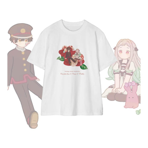 『ショート放課後少年花子くん』花子くん&八尋寧々&もっけ Botania Tシャツメンズ
