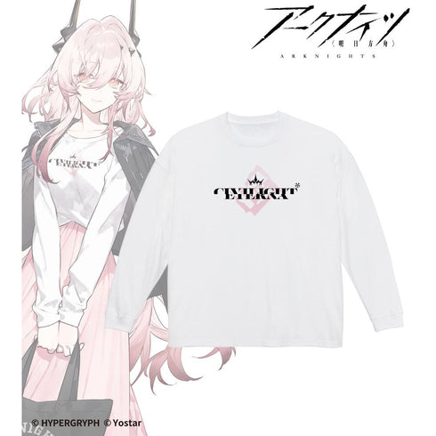 『アークナイツ』シヴィライト・エテルナ ショッピングver. 着用BIGシルエットロングTシャツユニセックス