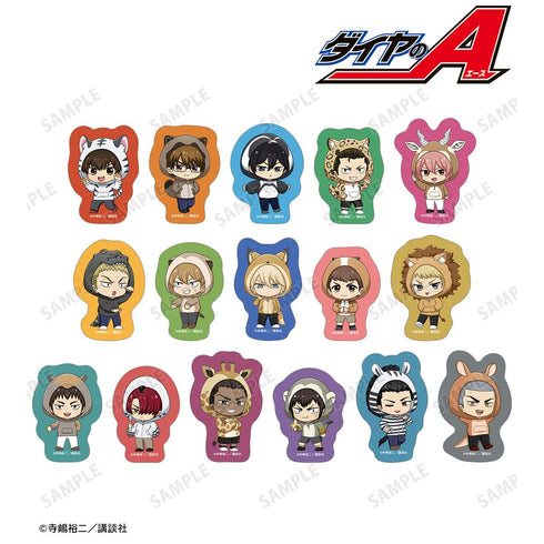 『原作ダイヤのA、ダイヤのA actII』ちびキャラ フレークシール