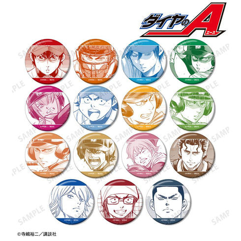 『原作ダイヤのA、ダイヤのA actII』トレーディング原作コマ缶バッジ(単位/BOX)