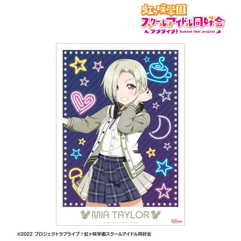 《Love Live! 虹咲学园校园偶像同好会》全新绘制 米娅·泰勒 Miracle STAY TUNE! A3哑光处理海报【202605再版】