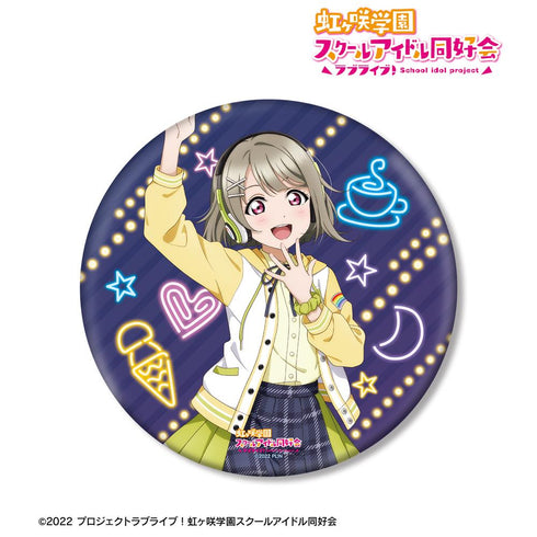『ラブライブ!虹ヶ咲学園スクールアイドル同好会』描き下ろし 中須かすみ ミラクル STAY TUNE! BIG丸缶スタンド