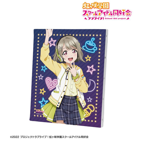 『ラブライブ!虹ヶ咲学園スクールアイドル同好会』描き下ろし 中須かすみ ミラクル STAY TUNE! キャンバスボード