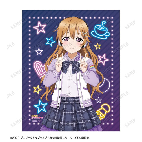 『ラブライブ!虹ヶ咲学園スクールアイドル同好会』描き下ろし 近江彼方 ミラクル STAY TUNE! キャンバスボード