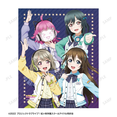 『ラブライブ!虹ヶ咲学園スクールアイドル同好会』描き下ろし 1年生 ミラクル STAY TUNE! キャンバスボード