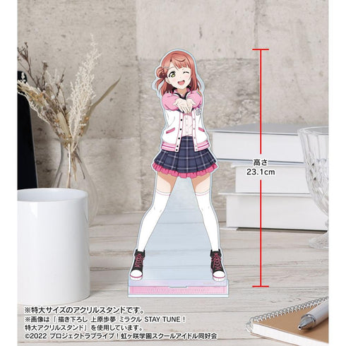《Love Live! 虹咲学园校园偶像同好会》全新绘制 天王寺璃奈 Miracle STAY TUNE! 特大亚克力立牌【202605再版】
