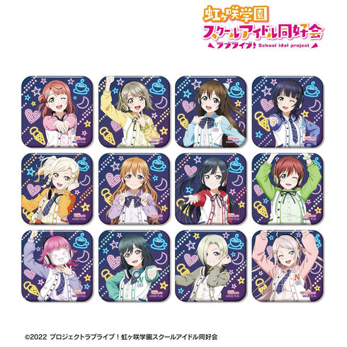 《Love Live! 虹咲學園校園偶像同好會》全新繪製 Miracle STAY TUNE! Trading Square 徽章(單位/盒)【202605 再版】