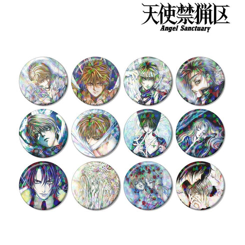 『天使禁猟区』トレーディングカラーイラストホログラム缶バッジ(単位/BOX)