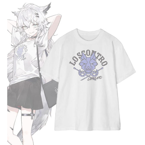 『アークナイツ』荒蕪ラップランド ショッピングver. 着用Tシャツレディース【202607再販】