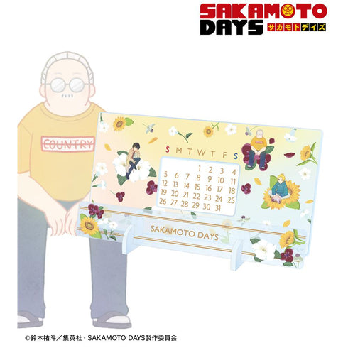 『SAKAMOTO DAYS』坂本 太郎&朝倉 シン&南雲 Botania 卓上アクリル万年カレンダー