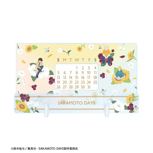 《SAKAMOTO DAYS》坂本太郎、朝仓真、南云Botania 台式亚克力万年日历【202608再版】