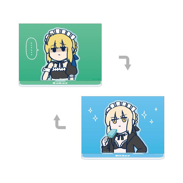 『Fate/Grand Order 藤丸立香はわからない』アルトリア&アルトリア イラストカード付き両面アクリルスタンド