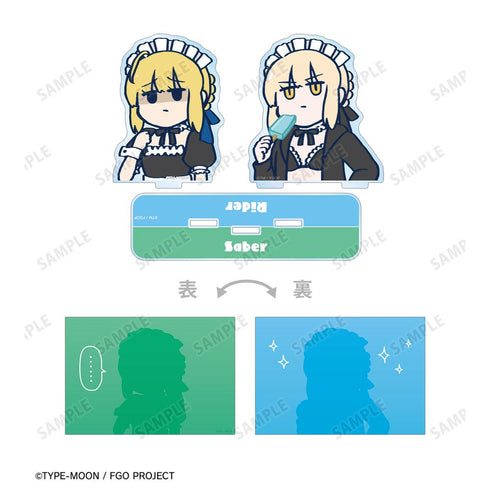 『Fate/Grand Order 藤丸立香はわからない』アルトリア&アルトリア イラストカード付き両面アクリルスタンド