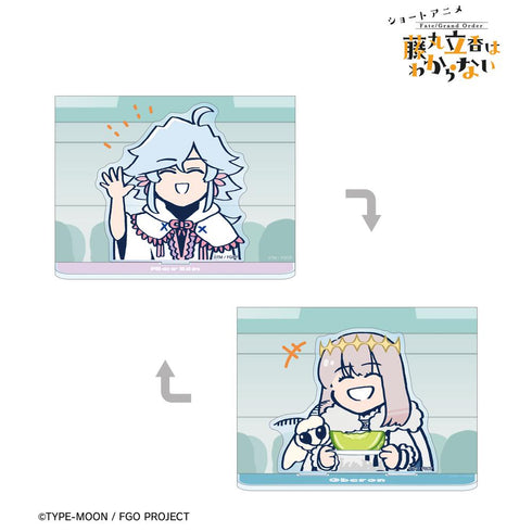 『Fate/Grand Order 藤丸立香はわからない』マーリン&オベロン イラストカード付き両面アクリルスタンド